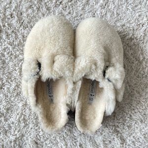 BIRKENSTOCK Boston Teddy Shearling Platform Clogs